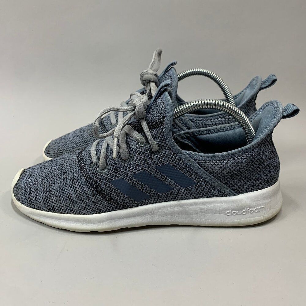 Adidas Cloudfoam Pure Running Shoes Women's 8 Blue White Athletic Run Training - Picture 5 of 11
